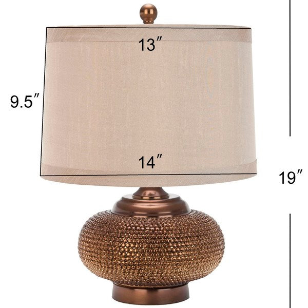 SET OF 2 - ALEXIS 19-INCH H COPPER BEAD LAMP