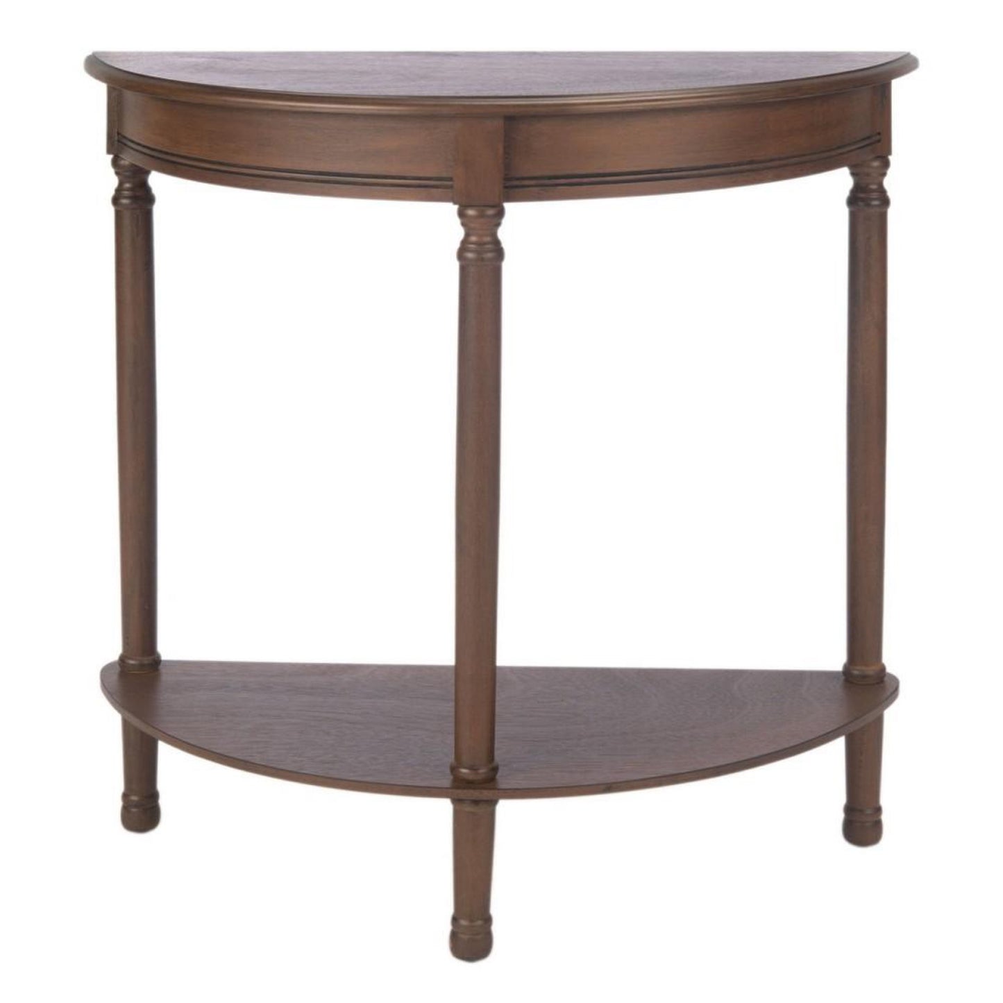 Safavieh Tinsley Half Round Console Table Brown