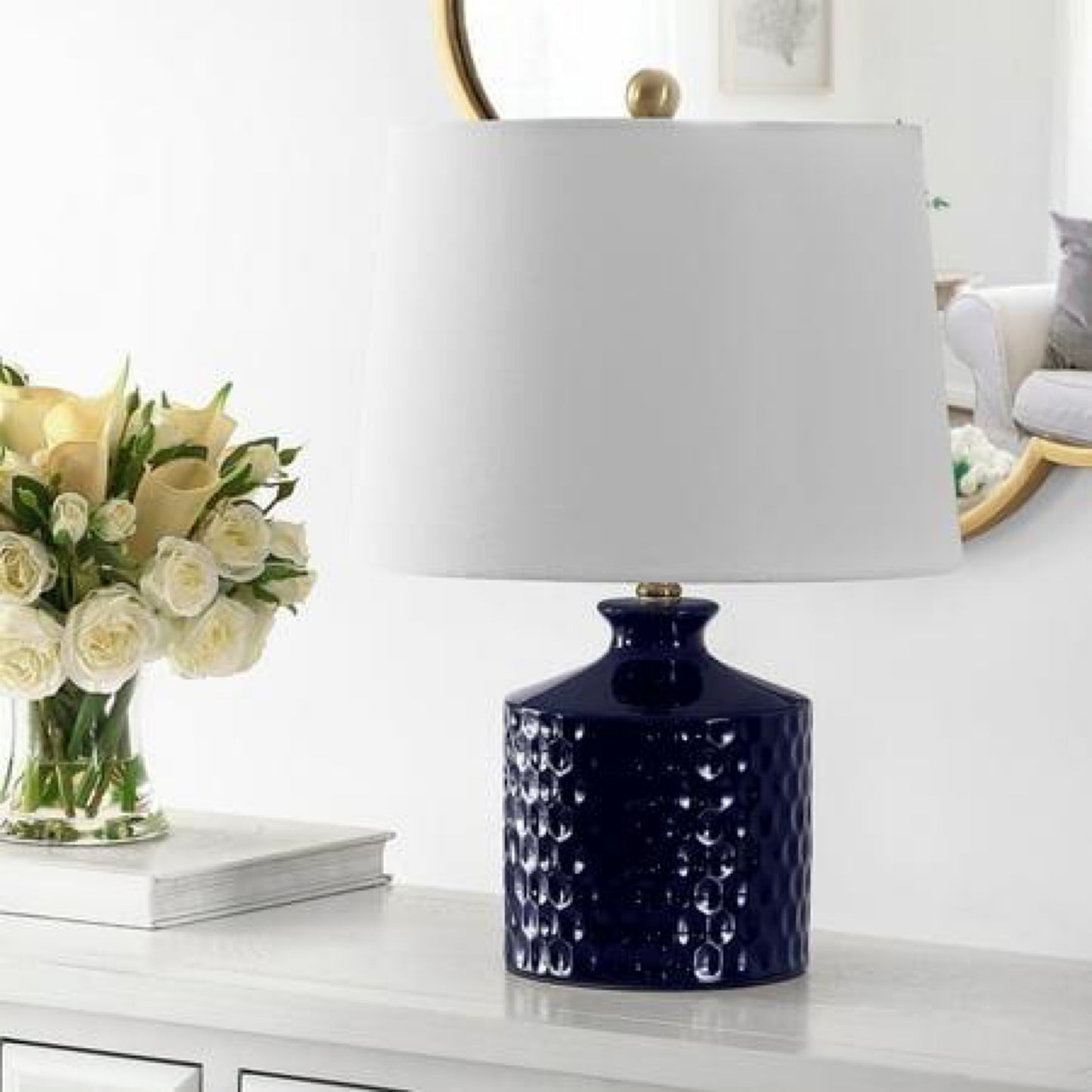 Safavieh Safavieh Landon 20.5" Lamp | Navy Blue