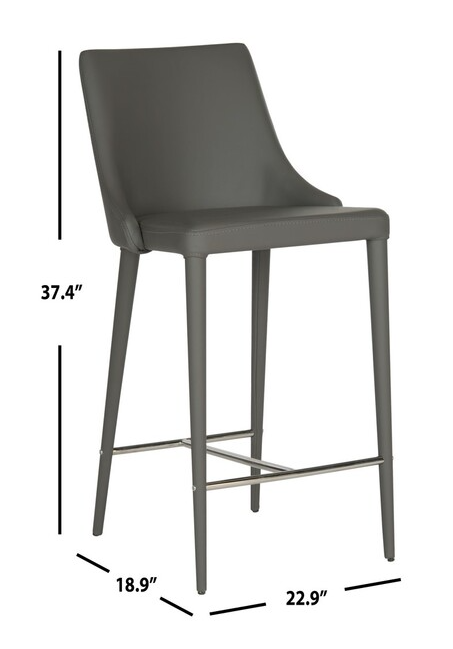 SET OF 2 - Summerset Counter Stool Black