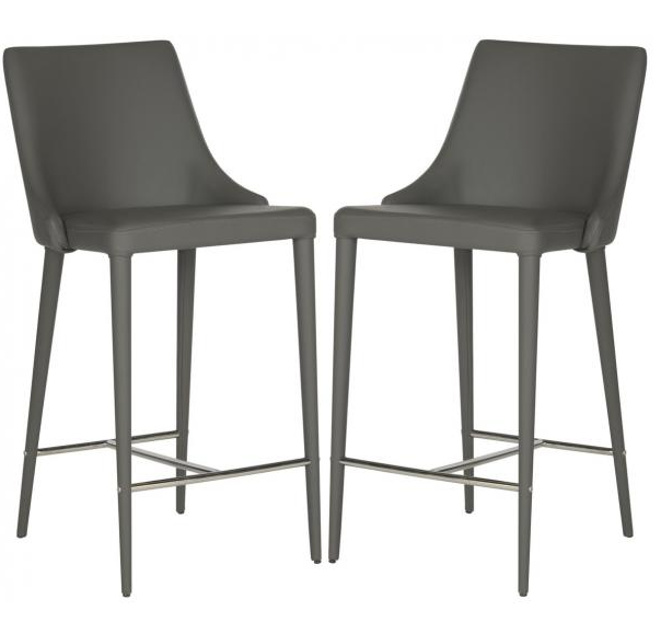 SET OF 2 - Summerset Counter Stool Black