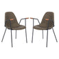 SET OF 2 - Tanner Mid-Century Retro Dining Chair