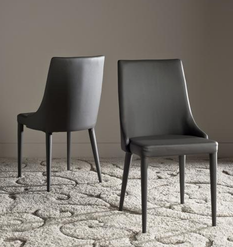 SET OF 2 - Summerset 19'' H Leather Side Chair