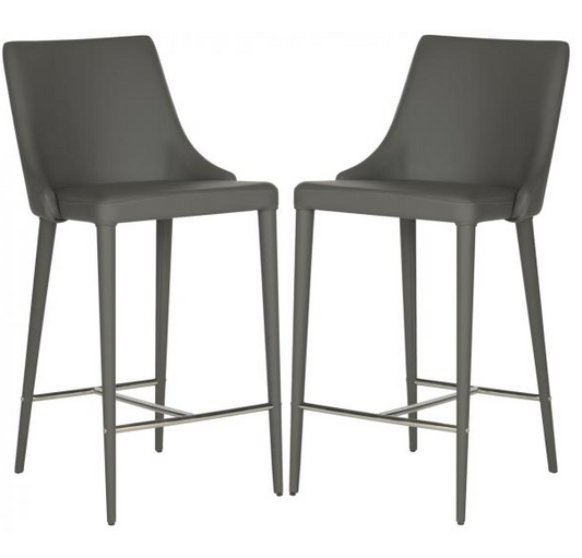 SET OF 2 - Summerset Counter Stool Black