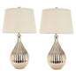 SET OF 2 - Safavieh Elli Gourd Table Lamp